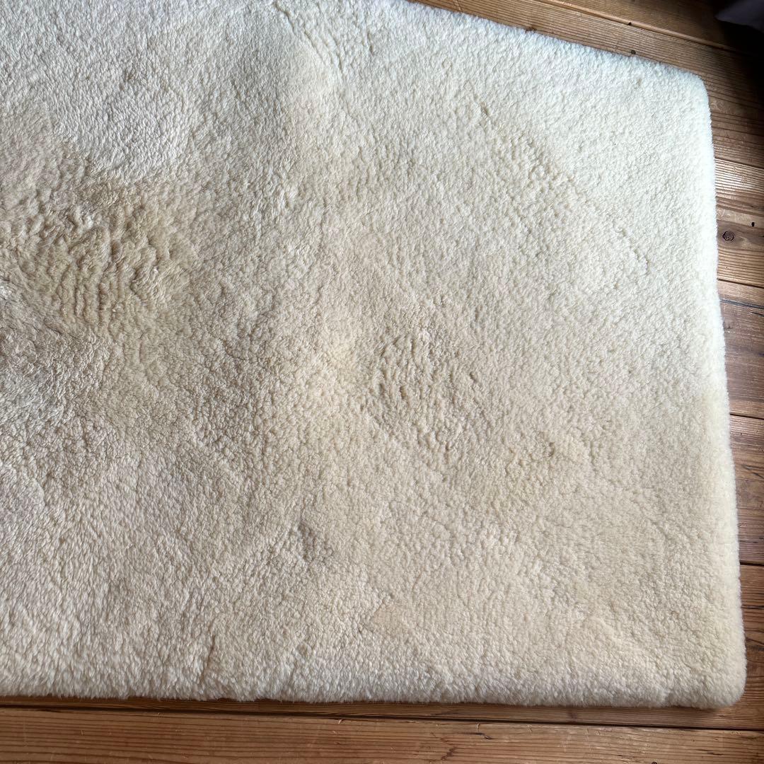 ムートン　美品⭐︎自分まくら　プレミアム　ベージュ