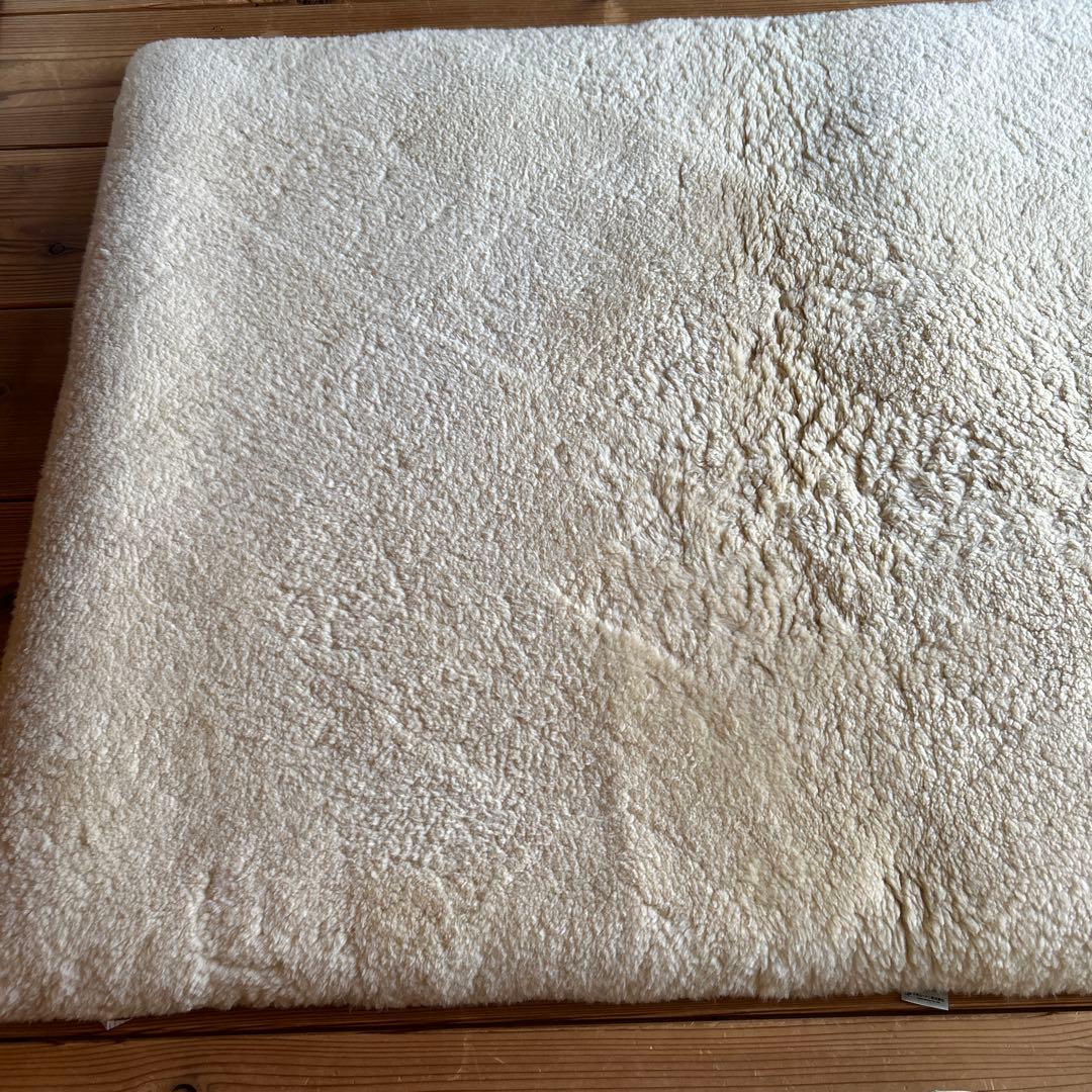 ムートン　美品⭐︎自分まくら　プレミアム　ベージュ