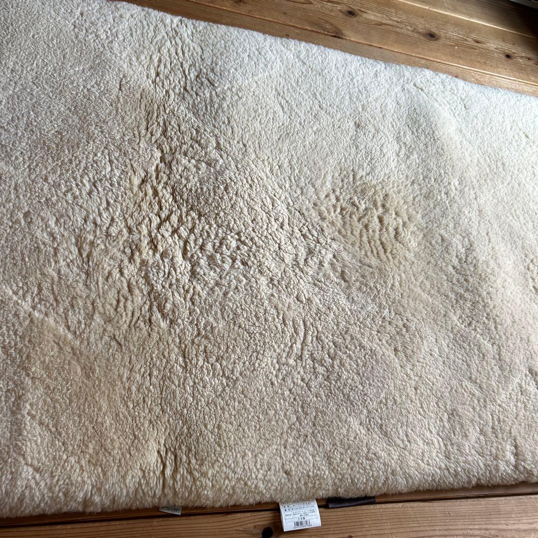 ムートン　美品⭐︎自分まくら　プレミアム　ベージュ