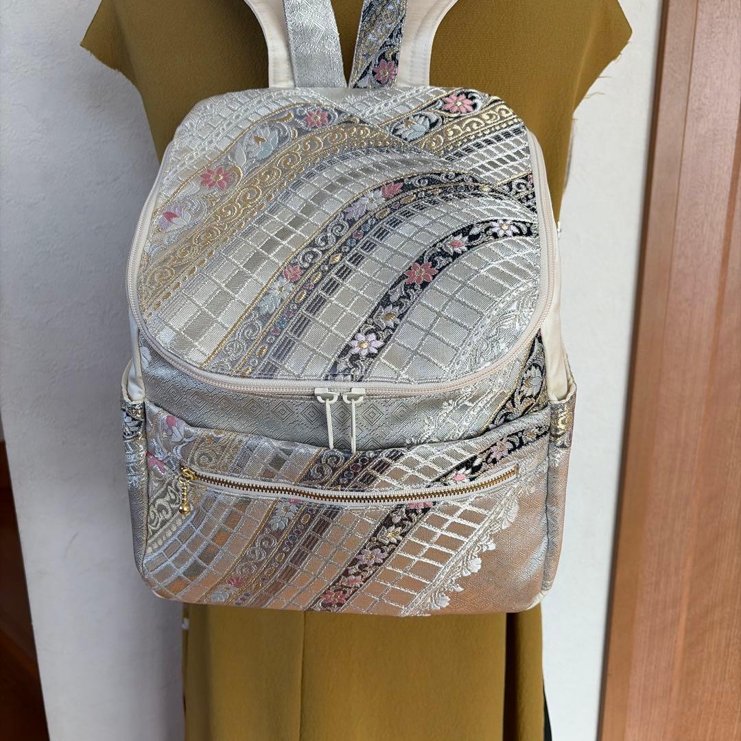 帯リメイクリュック 11-36