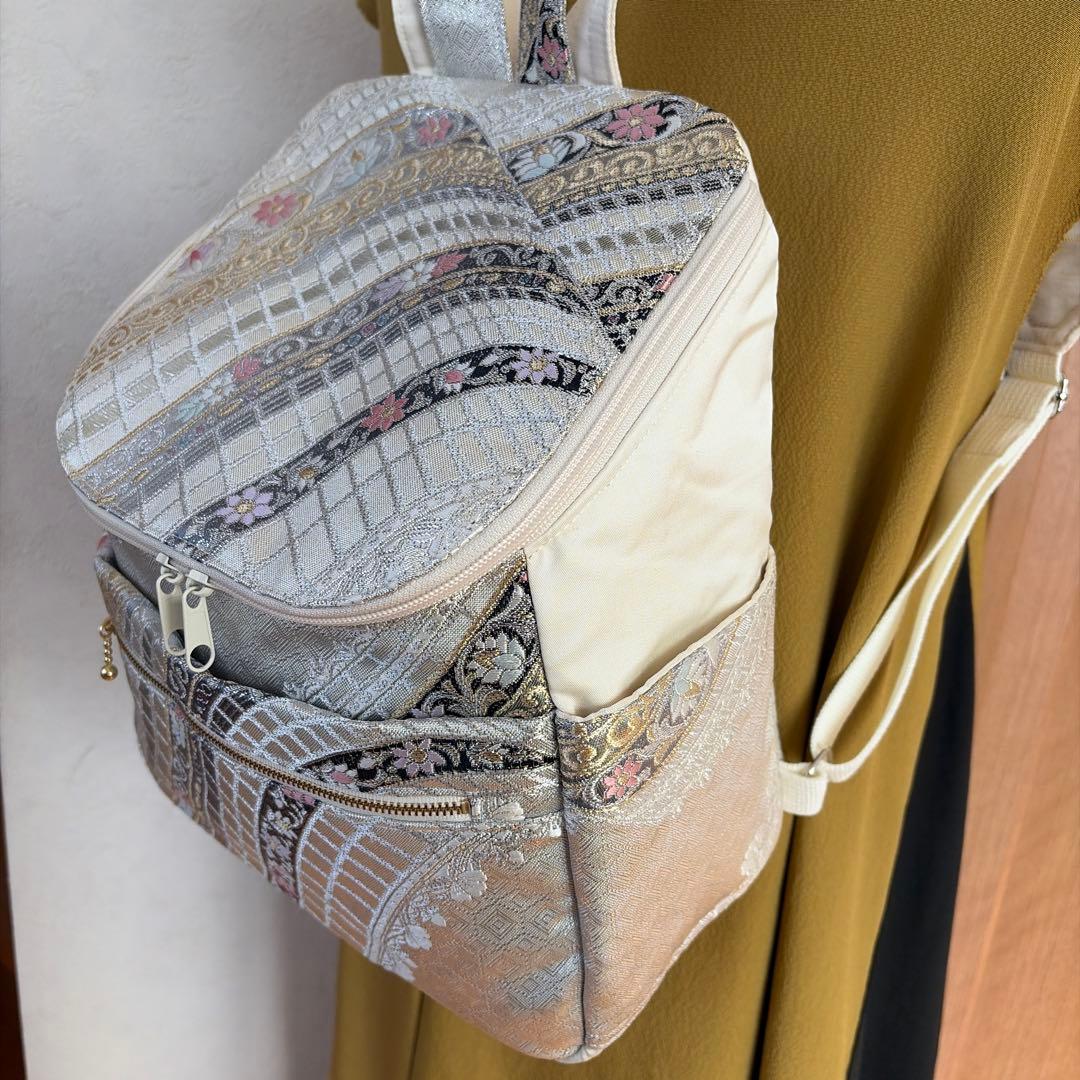 帯リメイクリュック 11-36