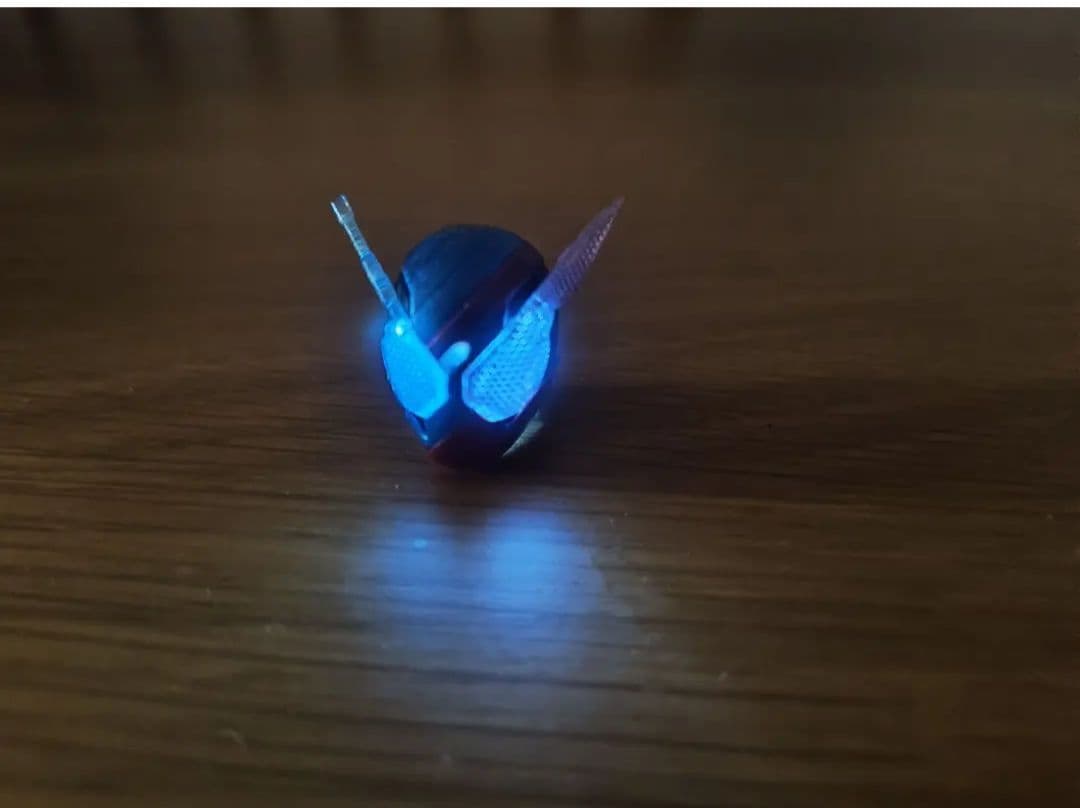 仮面ライダー　ディケイド ビルド　真骨彫　発光改造　頭部　ヘッドパーツ