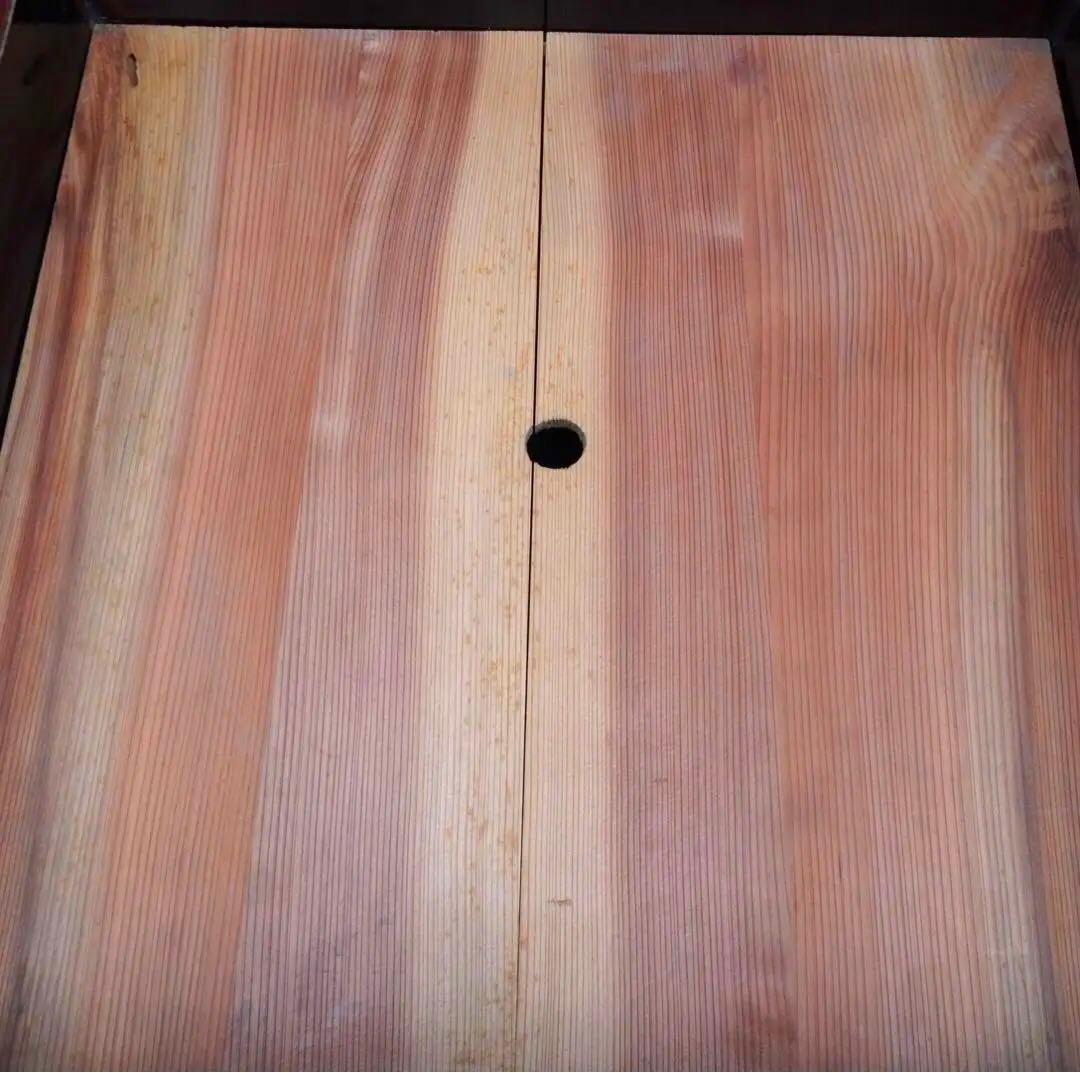 【漆塗り二段岡持ち】木箱　蔵出し　昭和レトロ　古物