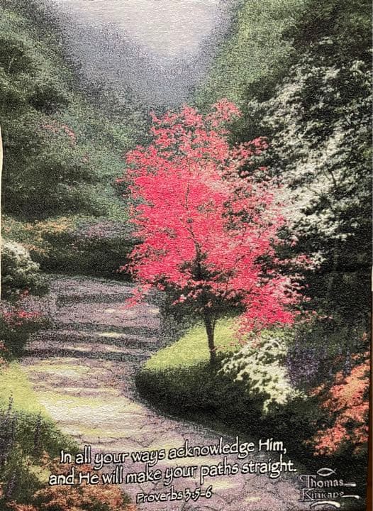 ゴブラン織　タペストリー　 トーマス・キンケード　午後の光