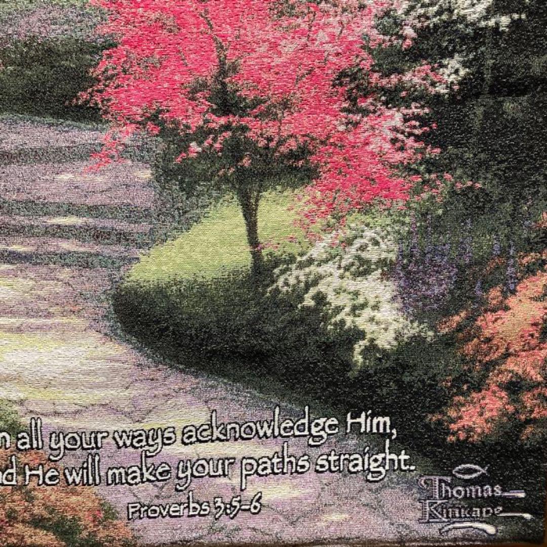 ゴブラン織　タペストリー　 トーマス・キンケード　午後の光