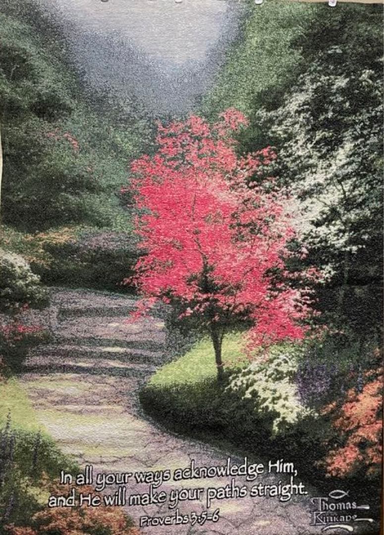 ゴブラン織　タペストリー　 トーマス・キンケード　午後の光