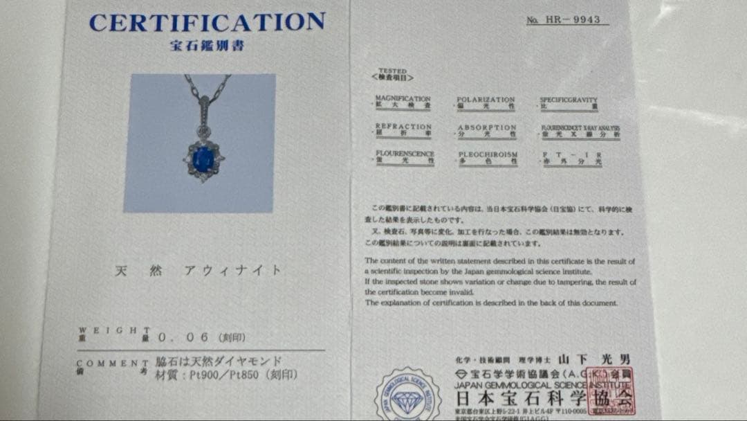 PTアウィンナイトペンダントNO25-2441