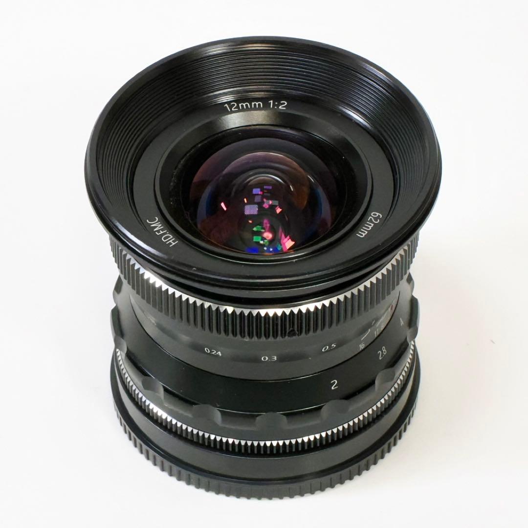 PERGEAR 12mm F2 広角マニュアルフォーカスAPS-C ソニー E