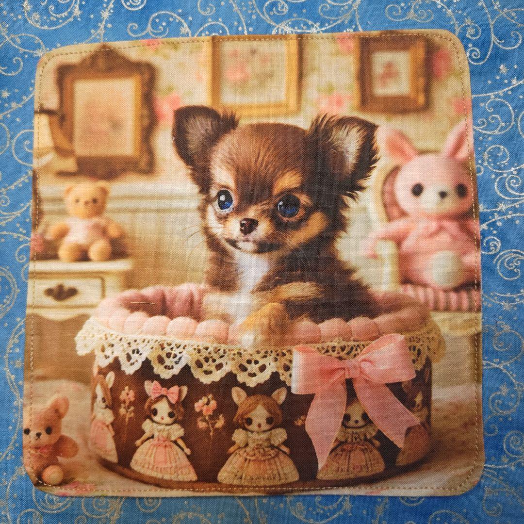 あしべ☆　ハンカチ　ワンコさん柄 20枚