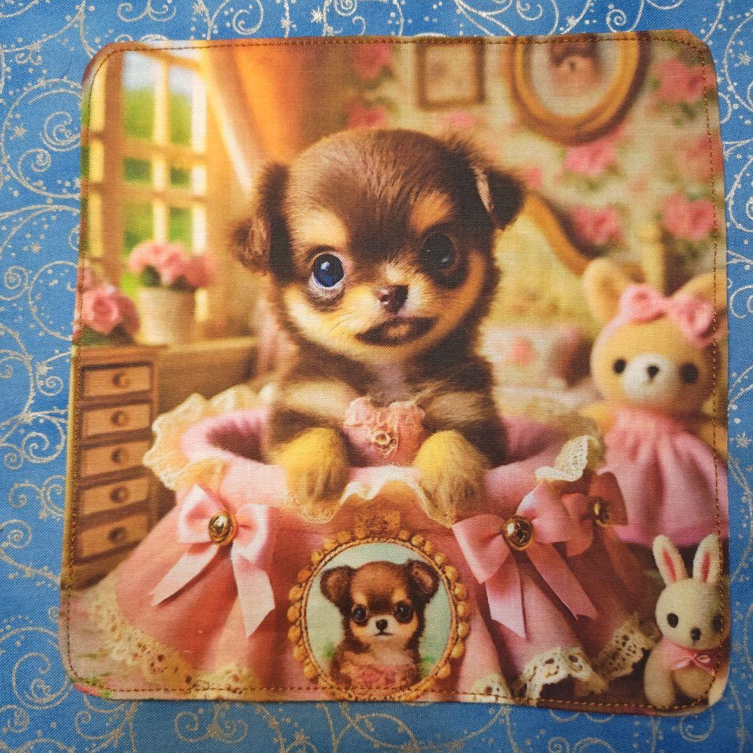 あしべ☆　ハンカチ　ワンコさん柄 20枚