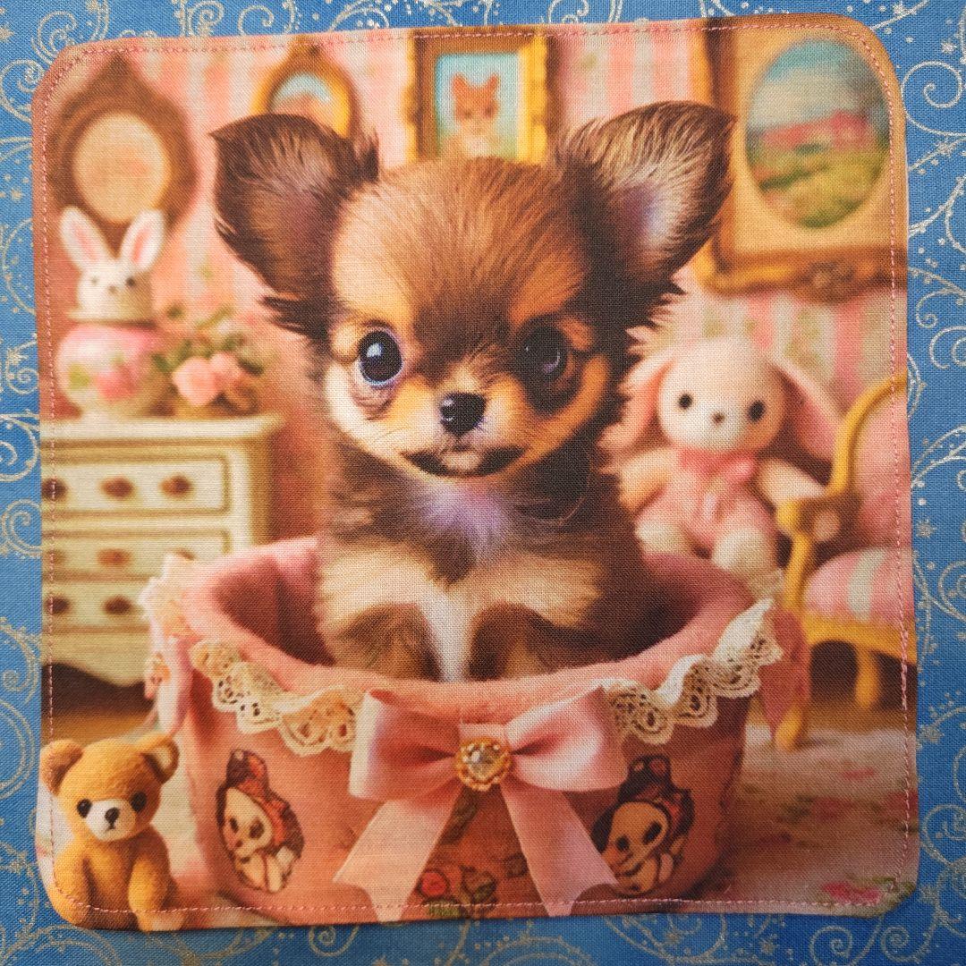 あしべ☆　ハンカチ　ワンコさん柄 20枚