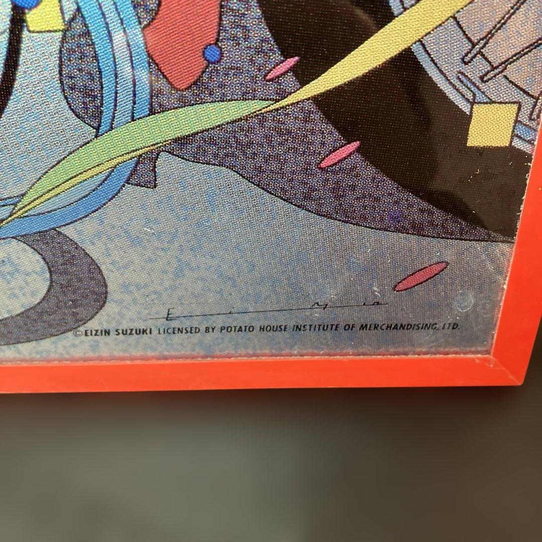 【本日限定】鈴木英人　ガラスアートピクチャー　ハーレーダビットソン　バイク　絵画