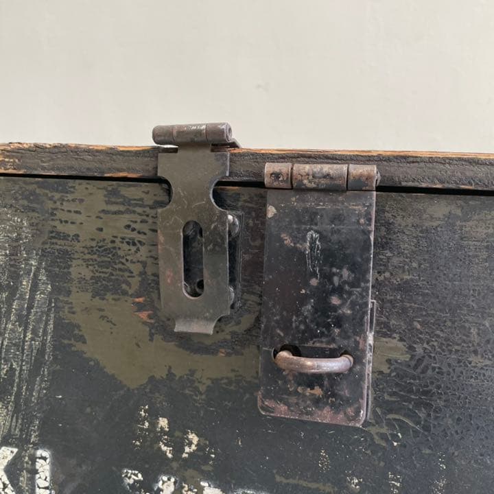 米軍実物USウッドボックス木箱ステンシル入りヴィンテージ