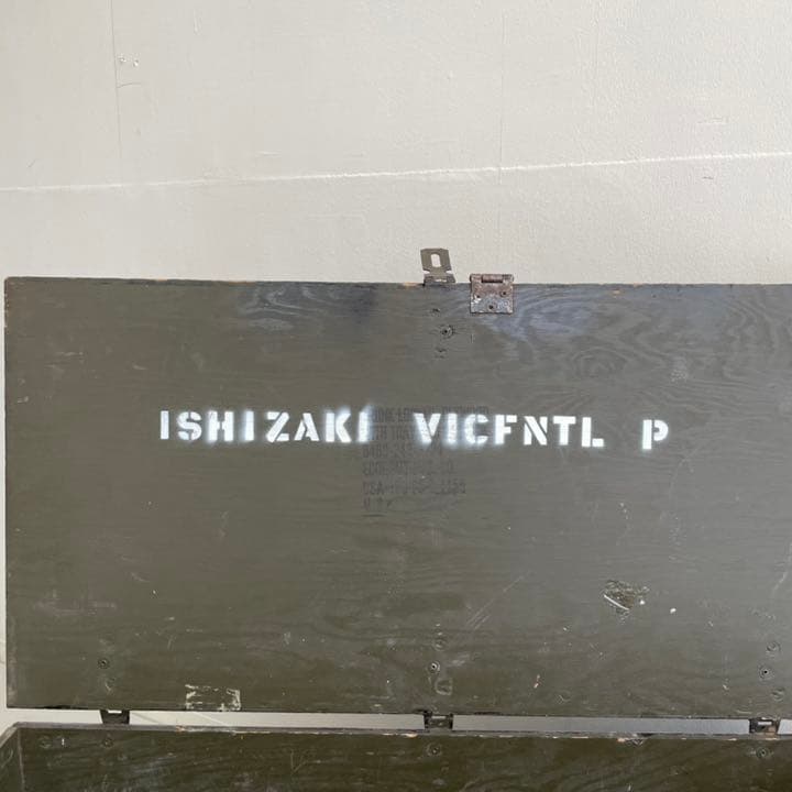 米軍実物USウッドボックス木箱ステンシル入りヴィンテージ