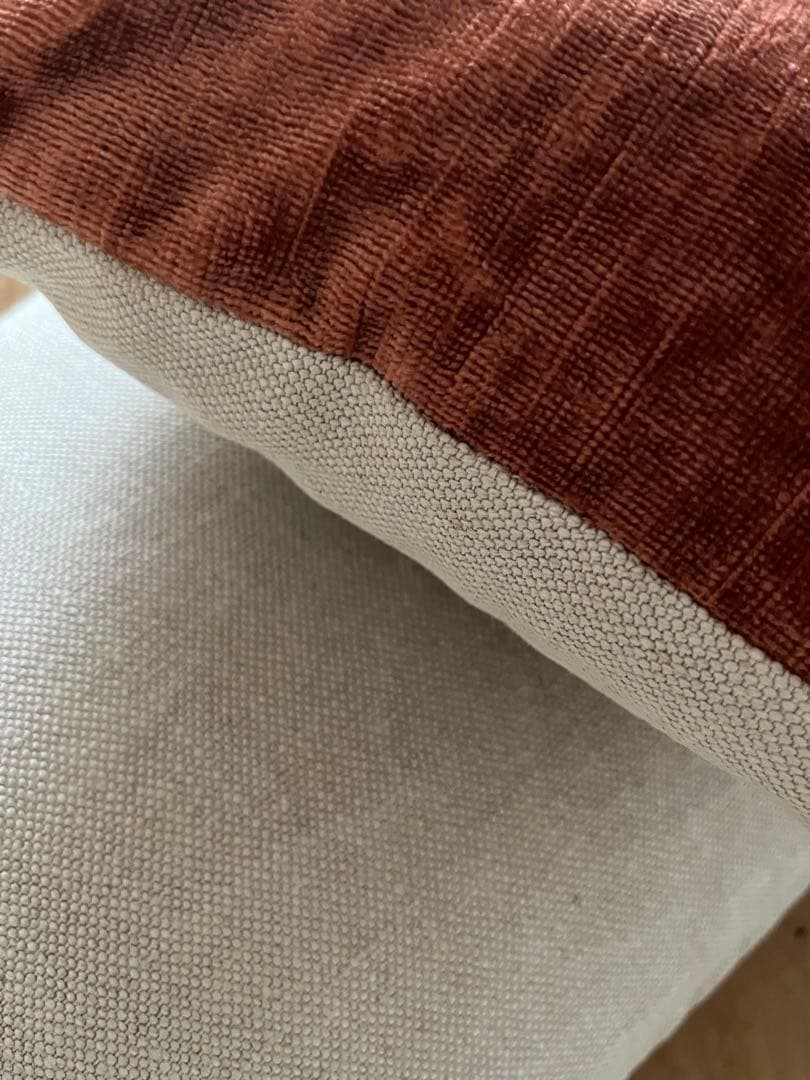 リネン　ミニクッション　2個セット