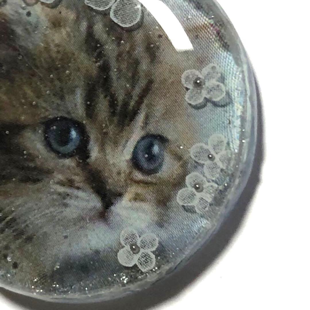 レジンヘアゴム　NO268 おすまし猫ちゃん