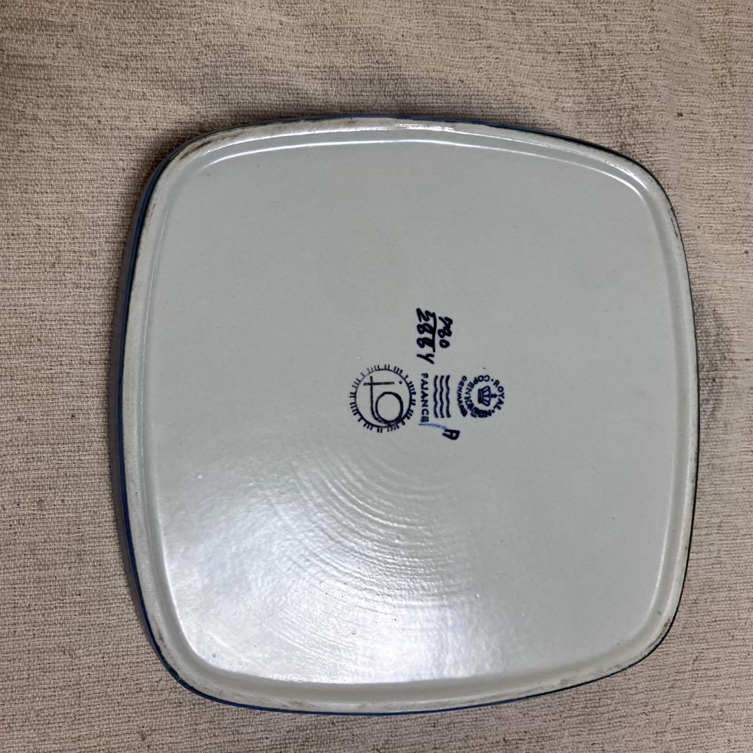 ロイヤルコペンハーゲン　Bacaシリーズ　クスエアプレート　22㎝