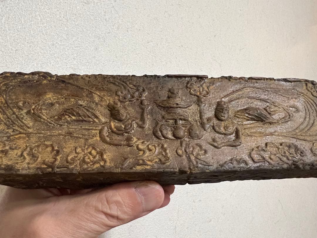 統一新羅 飛天塼 雁鴨池 臨海殿跡 発掘 出土 骨董 古美術