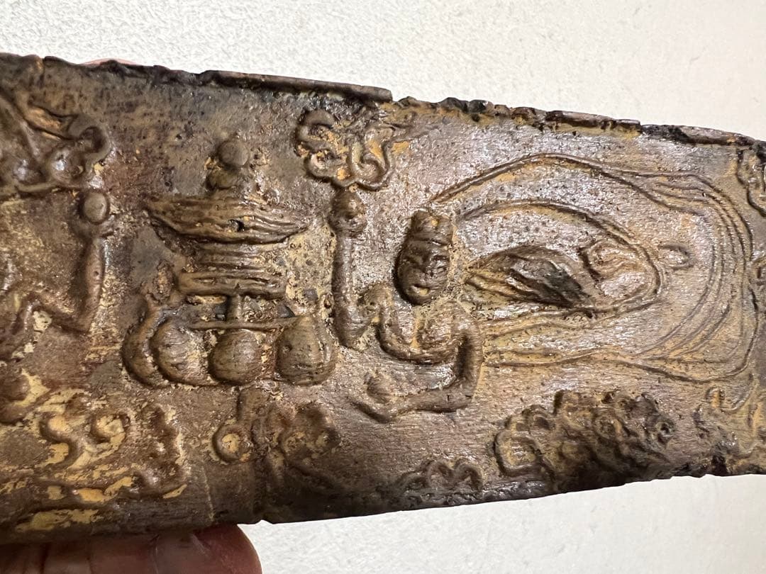 統一新羅 飛天塼 雁鴨池 臨海殿跡 発掘 出土 骨董 古美術