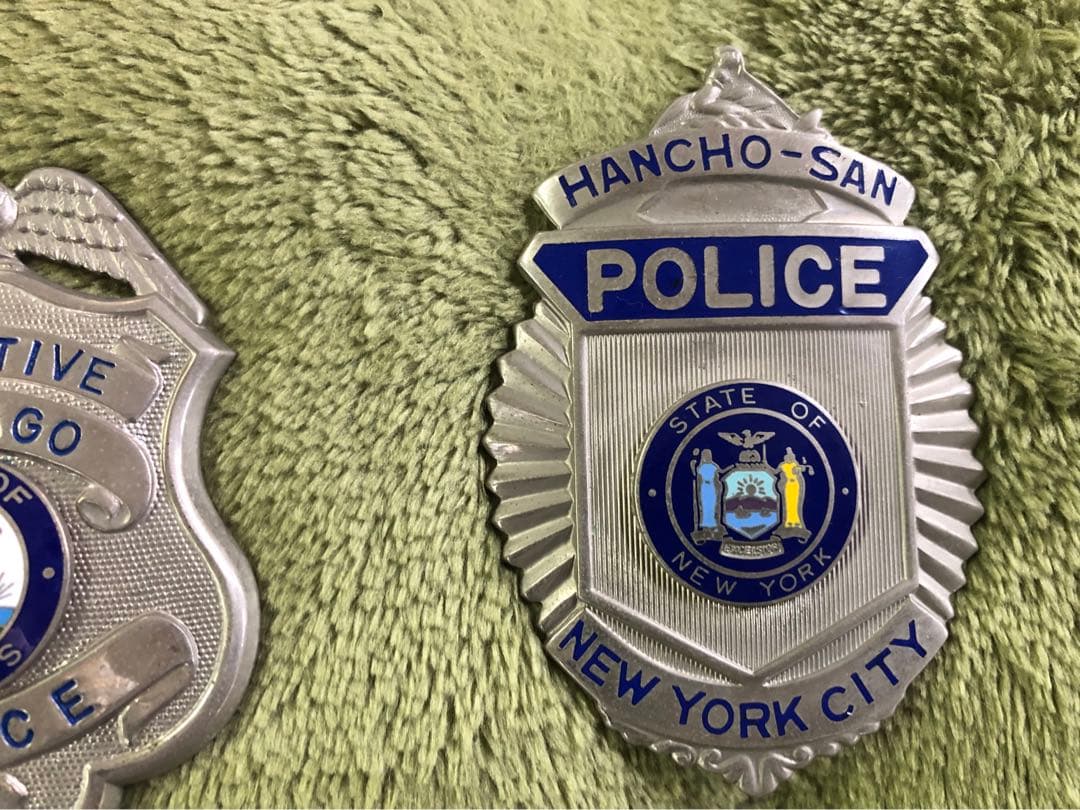 ポリスバッジ　警察バッジセット シアトル・シカゴ