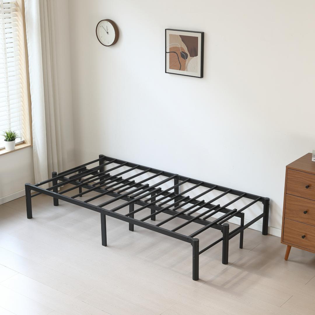 【ブラック】ディベッド 伸長式ベッド シングル セミダブル 2way 伸縮 収納