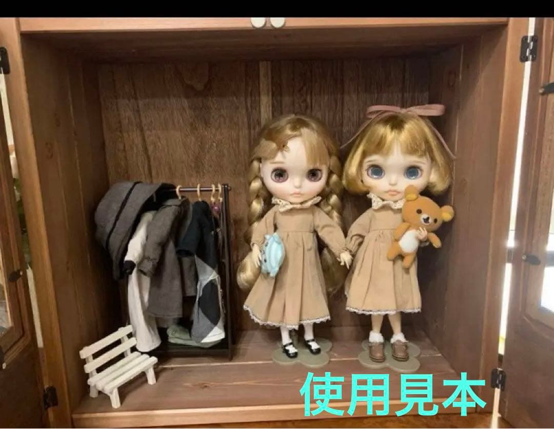 skyおうち型人形用収納ケース　ブライスアイシードール　人形用クローゼット