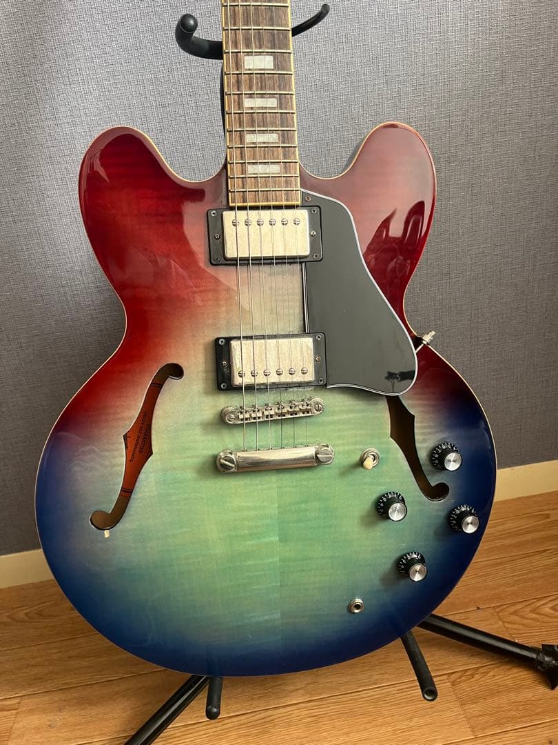 Epiphone ES-335 セミアコ レアカラー 動作良好