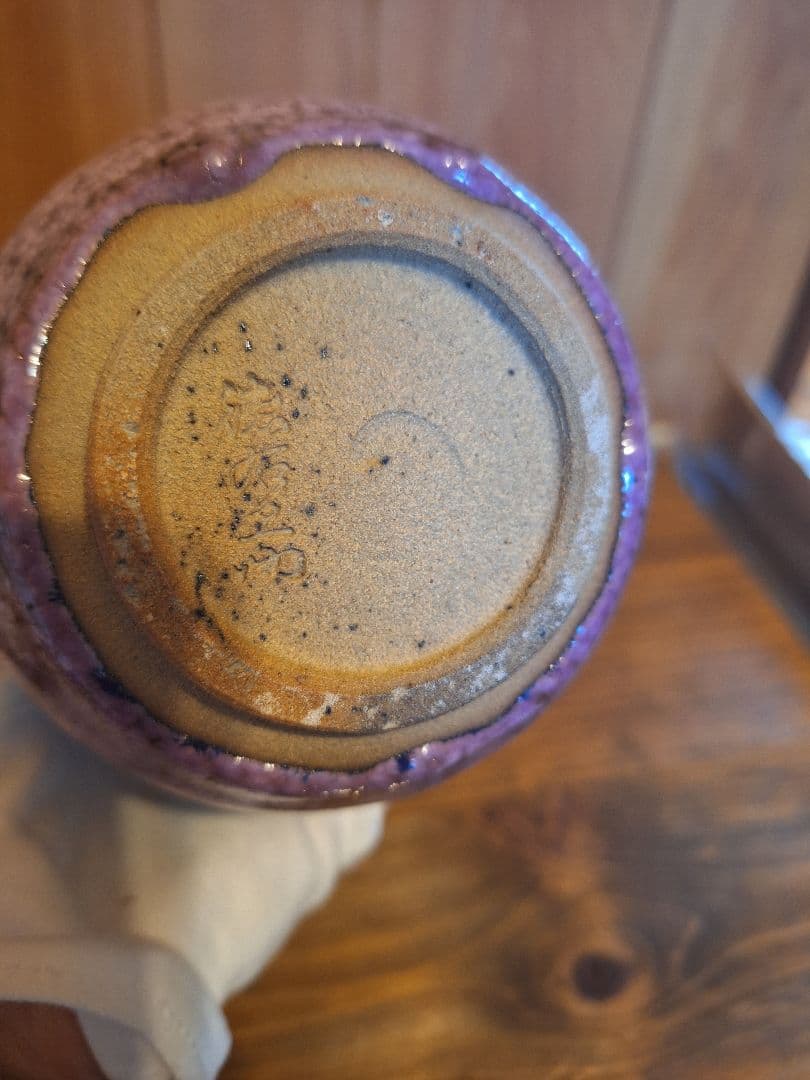 有田焼　徳右工門　花瓶　花器　ピンク　ブルー　フラワーベース　桜　幻想的　骨董品