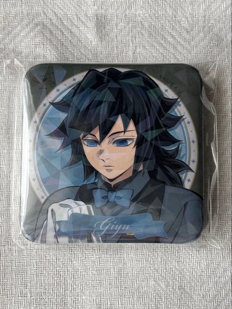 鬼滅の刃 モクテルバー 冨岡義勇 ロト グリッター 缶バッジ 3個セット