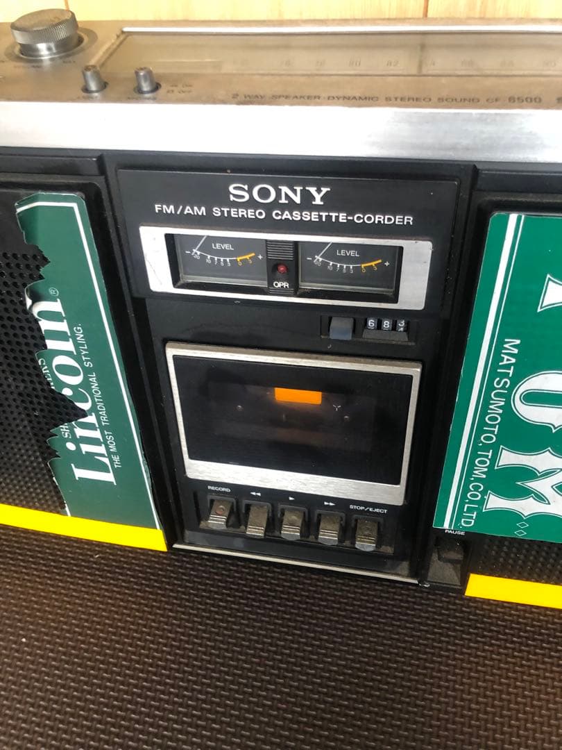 SONY CF-6500 Stereo ソニー ジルバップ　ジャンク