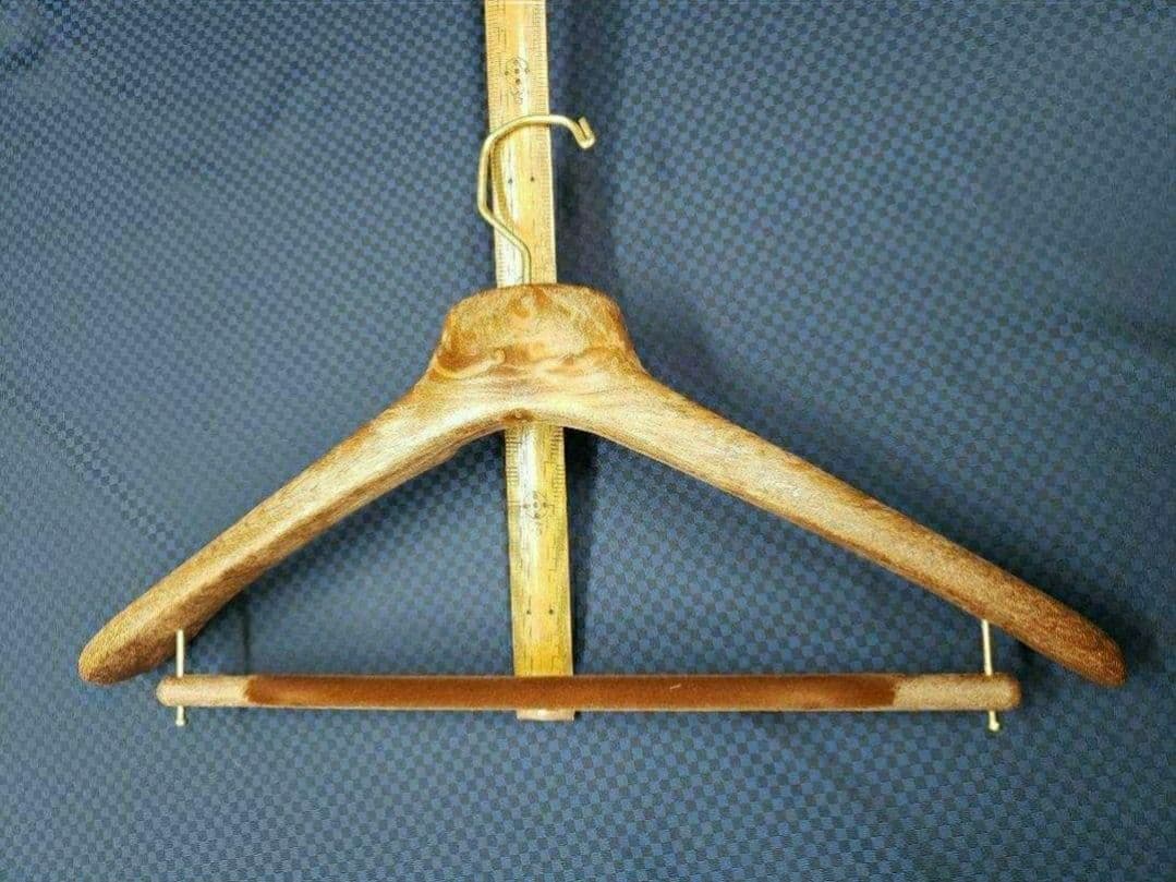 専用　10本 46㎝ 樹脂ハンガー 茶 マイネッティ サルトリアーレ イタリア