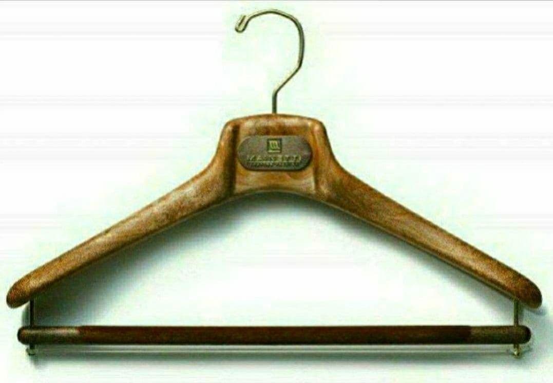 専用　10本 46㎝ 樹脂ハンガー 茶 マイネッティ サルトリアーレ イタリア