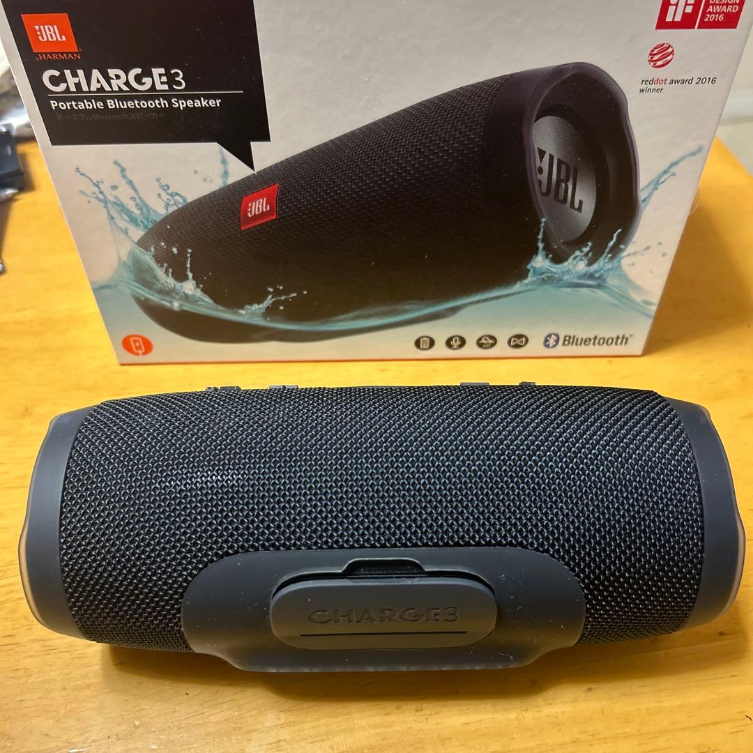 JBL ブルートゥーススピーカー CHARGE3 防水 新品に近い 極上品