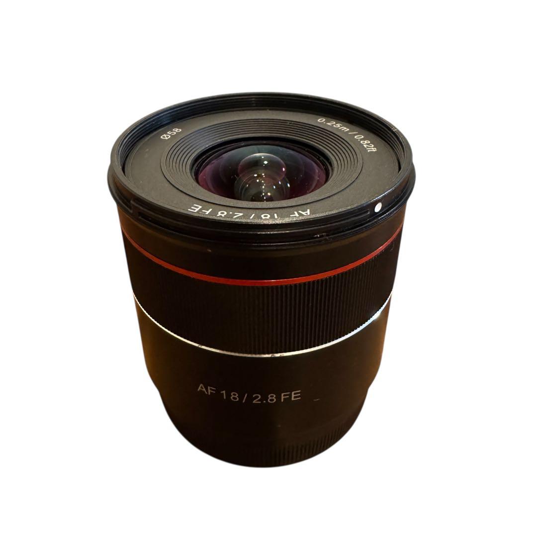 【美品】SAMYANG AF 18/2.8 FE ソニーEマウント　単焦点レンズ