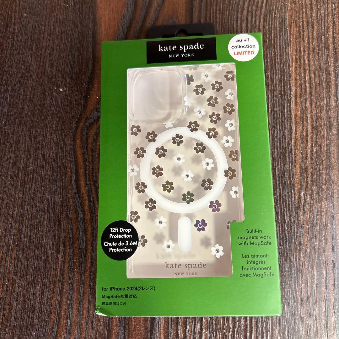 iPhone16 ケイトスペード（R）ハイブリッドカバー フラワー