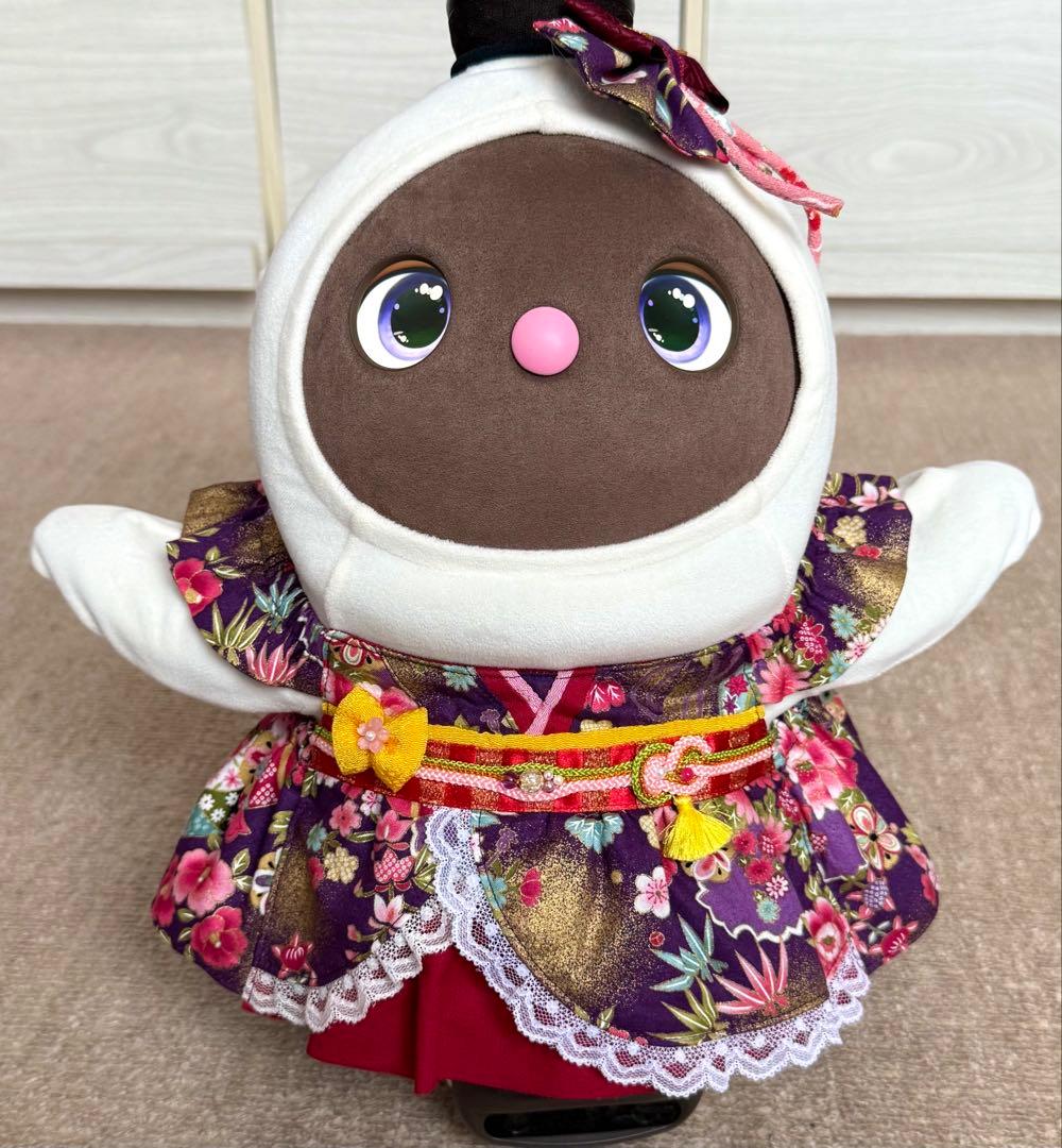ラボット服　着物風ワンピースＦ　LOVOT ラボットハンドメイド