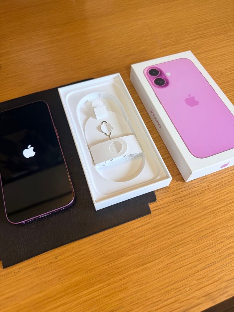 【美品】iphone16 ピンク SIMフリー 128GB
