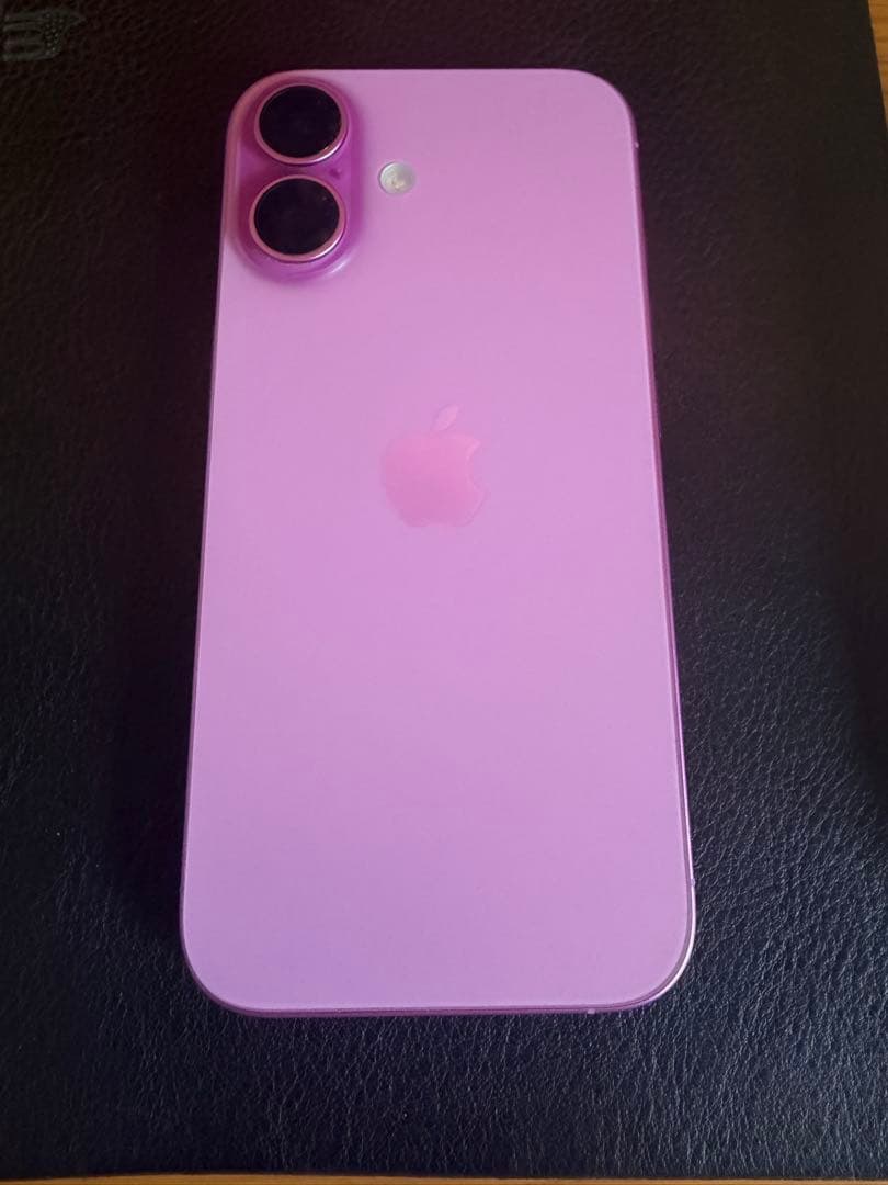 【美品】iphone16 ピンク SIMフリー 128GB