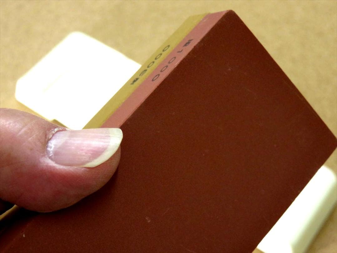 関兼常 台付き両面砥石 中研 仕上用 #1000 #3000 包丁研ぎ 説明書付