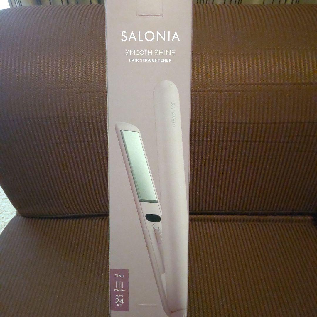 SALONIAスムースシャインストレートヘアアイロン24mm