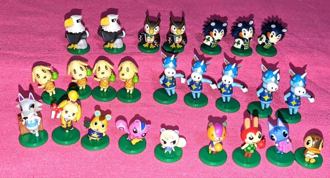 ♡どうぶつの森♡チョコエッグ♡ミニ　フィギュア★２５点セット♡