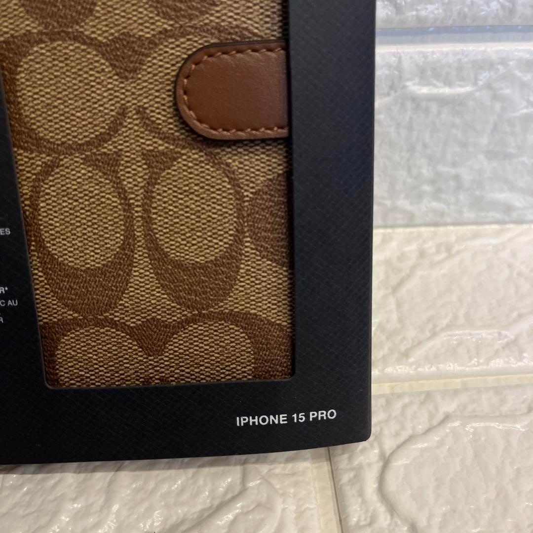 COACH コーチ iPhone 15 PRO スマホケース CT669 新品