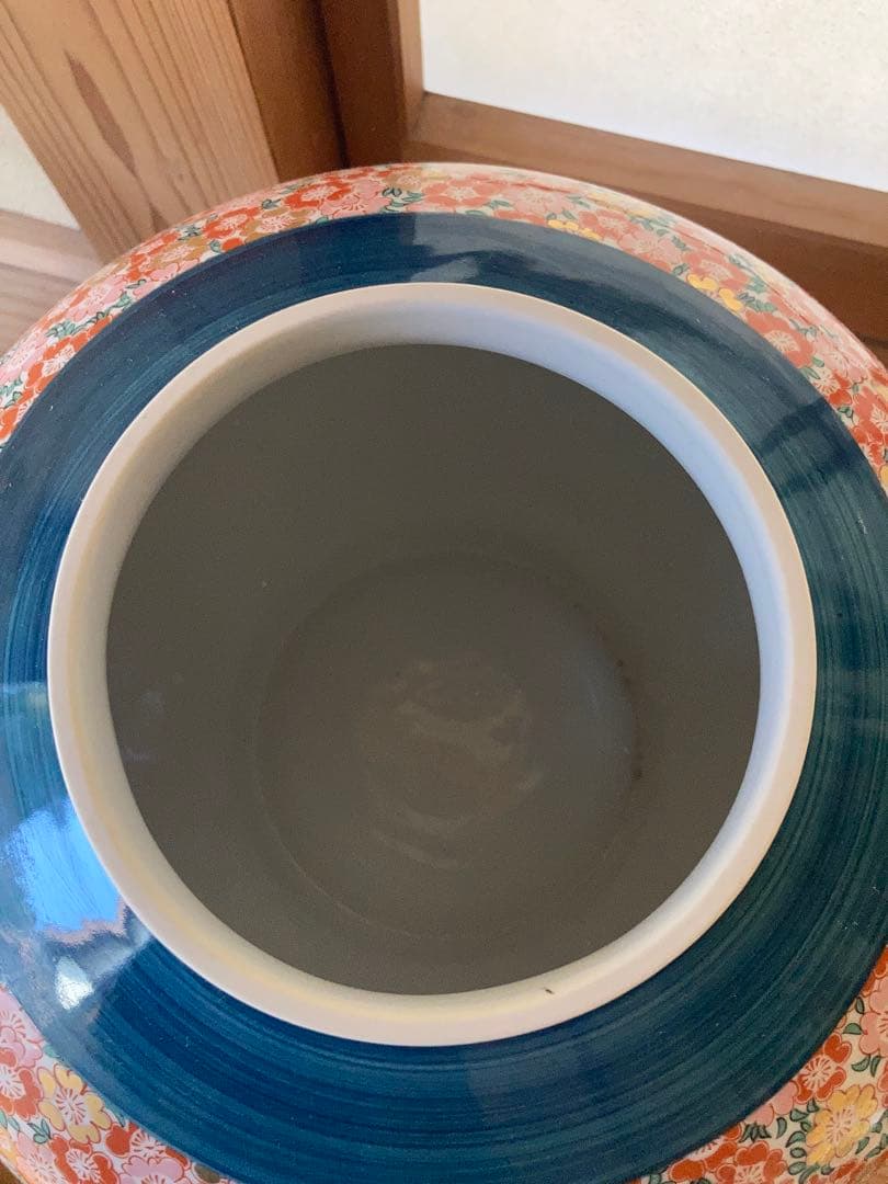 極美品/特大48cm有田焼 金龍窯 江口博山作 沈香壺 飾り壺 金彩 伝統工芸品