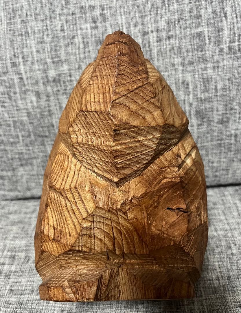 八雲　柴崎重行　彫刻熊　志　木彫り