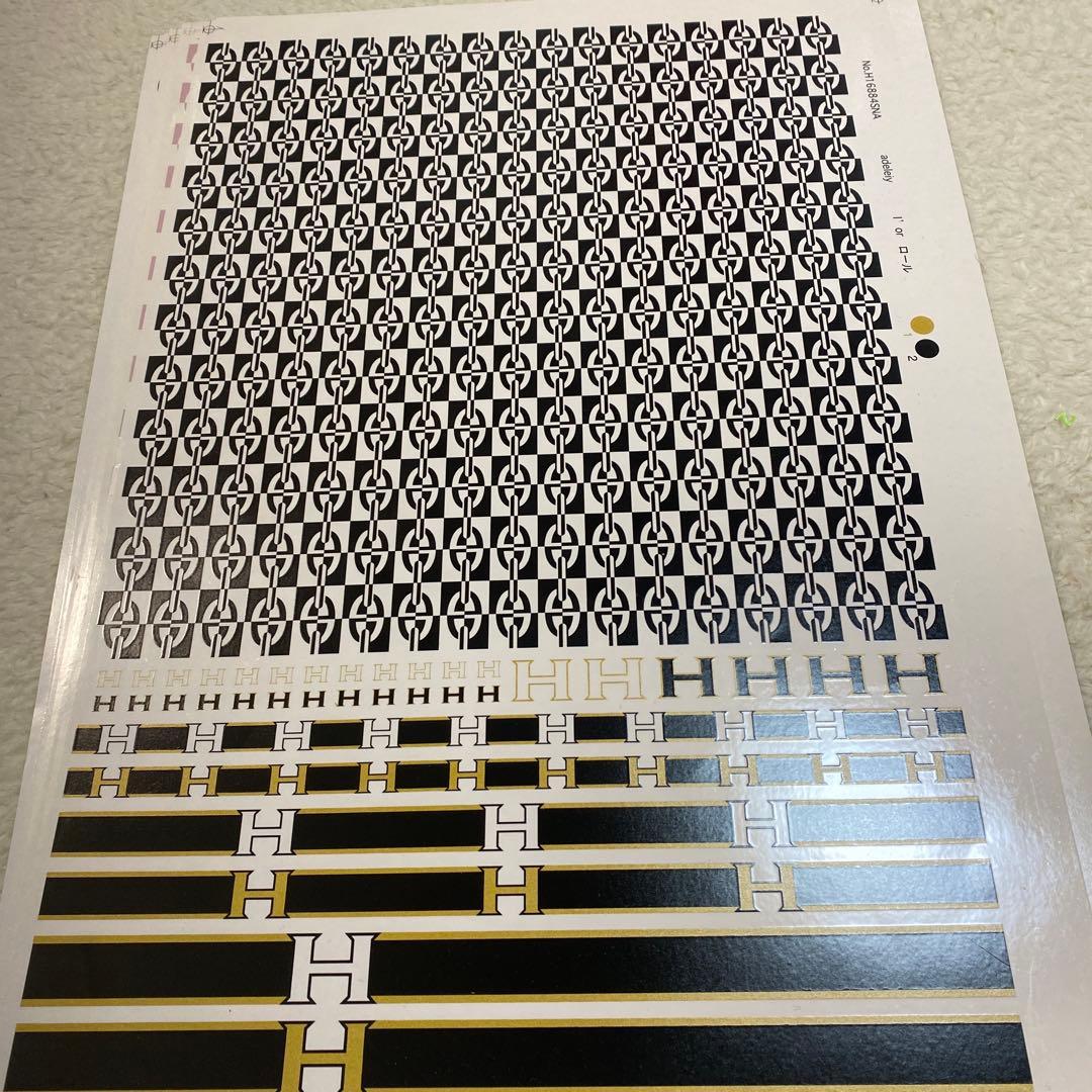 ポーセラーツ転写紙A3サイズ8枚レア