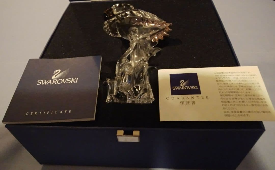 【スワロフスキー】　SWAROVSKI フラミンゴ　クリスタルガラス