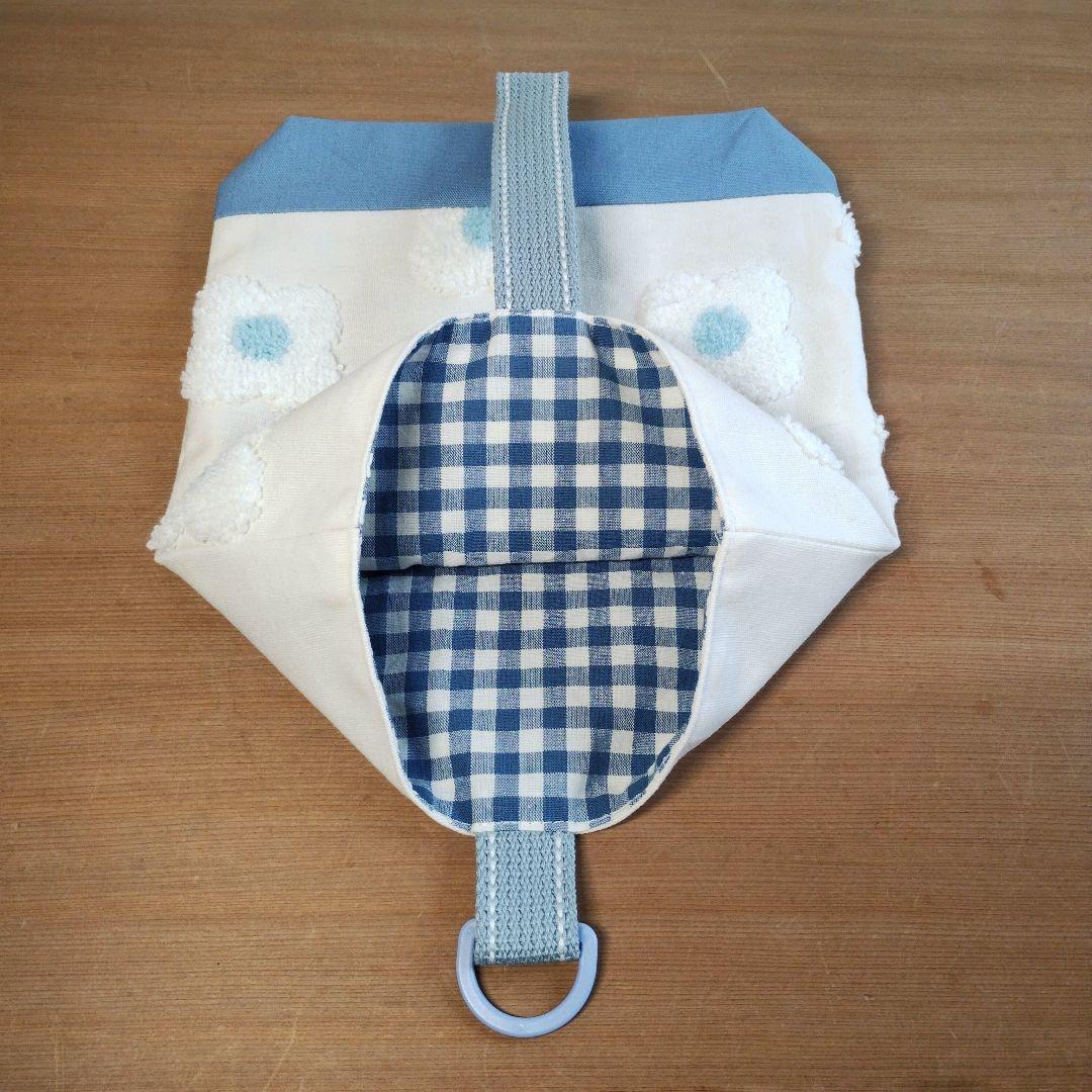 花柄　刺繍の入園セット　レッスンバッグ　上履き入れ　ランチセット