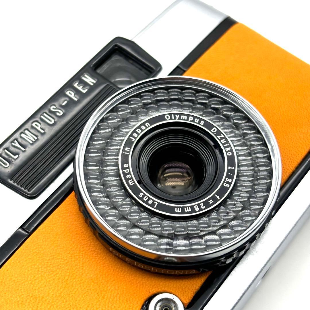 【整備済・完動品】 OLYMPUS PEN EE-3 オレンジ