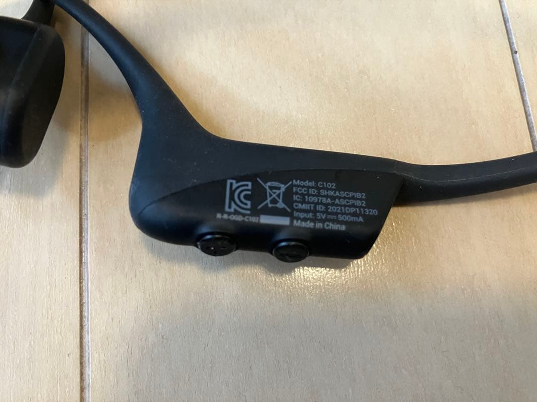 【Shokz OpenComm c102ヘッドセット／ケース・充電コード付