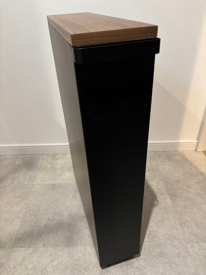 山崎実業tower　キッチンワゴン　キャスター付スリムワゴン トイレワゴン